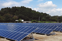 栃木県那須塩原市の大規模太陽光発電設備